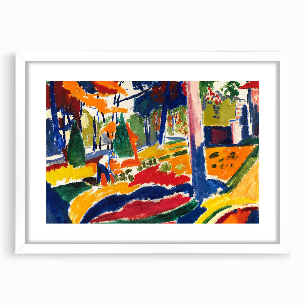 Bold Garden Landscape - Modern Wall Art for Trendy Home Decor