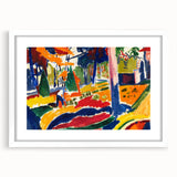 Bold Garden Landscape - Modern Wall Art for Trendy Home Decor