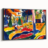 Bold Garden Landscape - Modern Wall Art for Trendy Home Decor