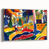 Bold Garden Landscape - Modern Wall Art for Trendy Home Decor