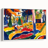 Bold Garden Landscape - Modern Wall Art for Trendy Home Decor