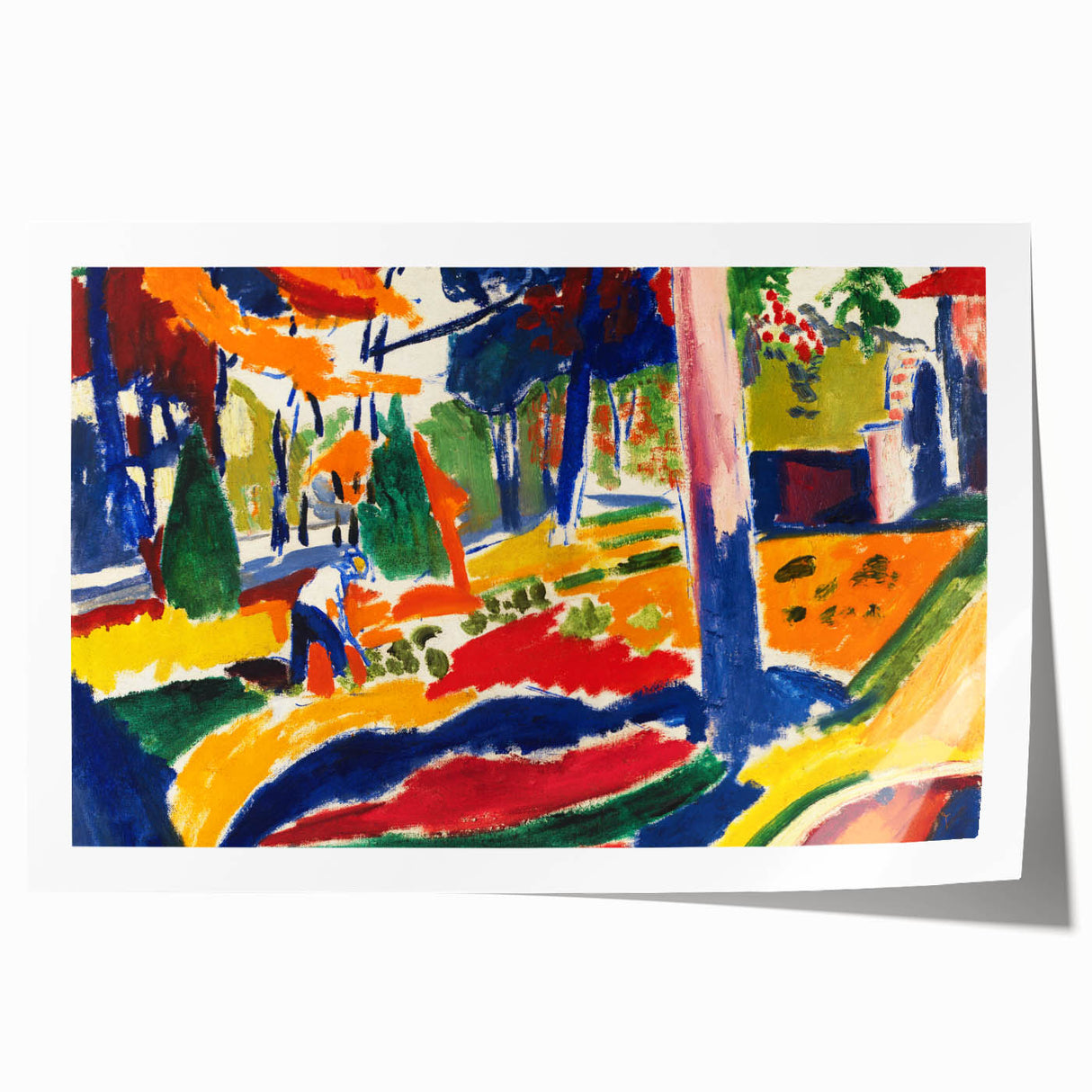 Bold Garden Landscape - Modern Wall Art for Trendy Home Decor