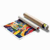 Bold Garden Landscape - Modern Wall Art for Trendy Home Decor