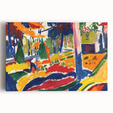 Bold Garden Landscape - Modern Wall Art for Trendy Home Decor