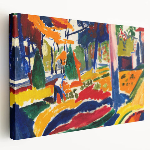 Bold Garden Landscape - Modern Wall Art for Trendy Home Decor