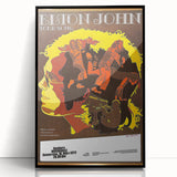 Elton John Retro Poster Art - Vintage Music Print | Classic Retro Style