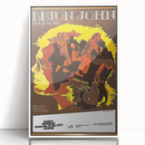 Elton John Retro Poster Art - Vintage Music Print | Classic Retro Style