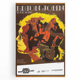 Elton John Retro Poster Art - Vintage Music Print | Classic Retro Style
