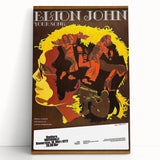 Elton John Retro Poster Art - Vintage Music Print | Classic Retro Style