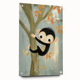 Children’s Room Decor - Playful Monkey Jungle Wall Art for Boys