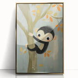 Children’s Room Decor - Playful Monkey Jungle Wall Art for Boys