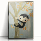 Children’s Room Decor - Playful Monkey Jungle Wall Art for Boys