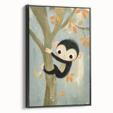 Children’s Room Decor - Playful Monkey Jungle Wall Art for Boys