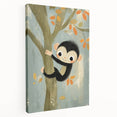 Children’s Room Decor - Playful Monkey Jungle Wall Art for Boys