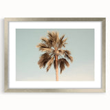 Textured abstract art print in neutral tones, displayed in a silver frame, ideal for bedroom wall decor.