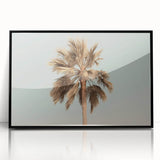 Large abstract wall art in vibrant summer hues on acrylic, framed in black, suitable for modern art wall decor.