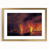 Famous Romantic Era Art - The Battle of Sinop Canvas Print