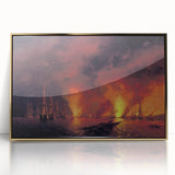 Famous Romantic Era Art - The Battle of Sinop Canvas Print