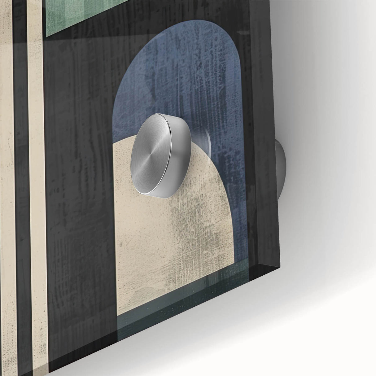 Geometric Modern Wall Art - Bold Abstract Dining Room Print