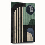 Geometric Modern Wall Art - Bold Abstract Dining Room Print