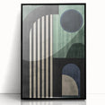 Geometric Modern Wall Art - Bold Abstract Dining Room Print
