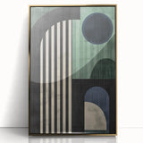 Geometric Modern Wall Art - Bold Abstract Dining Room Print