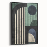 Geometric Modern Wall Art - Bold Abstract Dining Room Print