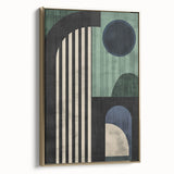 Geometric Modern Wall Art - Bold Abstract Dining Room Print