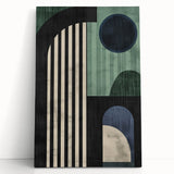 Geometric Modern Wall Art - Bold Abstract Dining Room Print