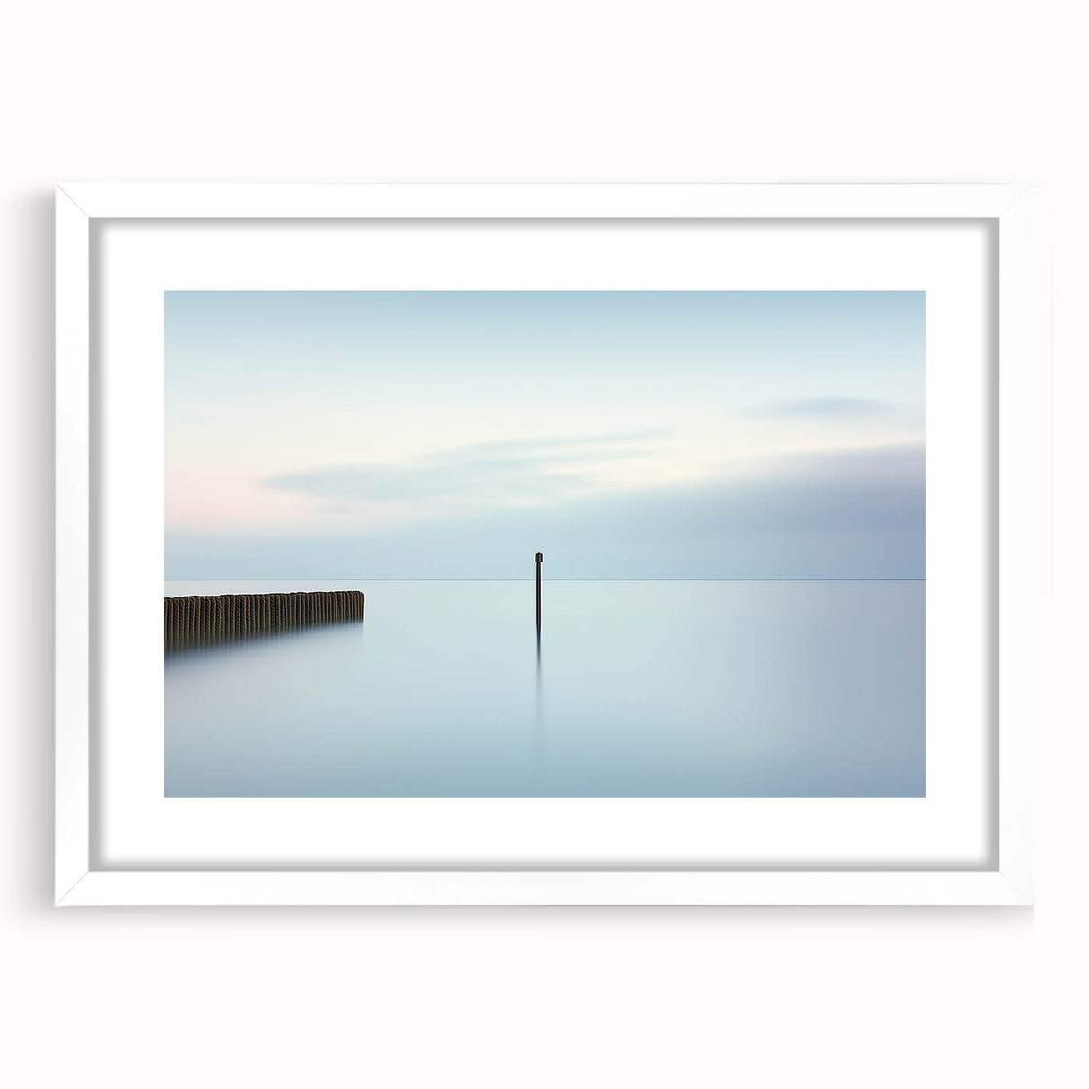 Minimalist Ocean Office Wall Art – Tranquil Seascape Print