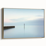 Minimalist Ocean Office Wall Art – Tranquil Seascape Print