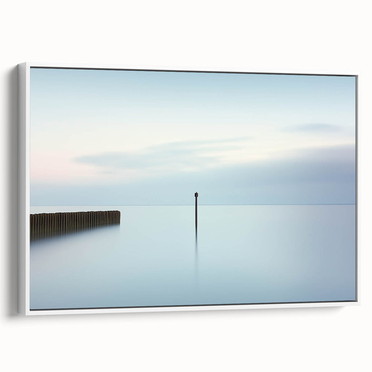 Minimalist Ocean Office Wall Art – Tranquil Seascape Print