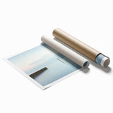 Minimalist Ocean Office Wall Art – Tranquil Seascape Print