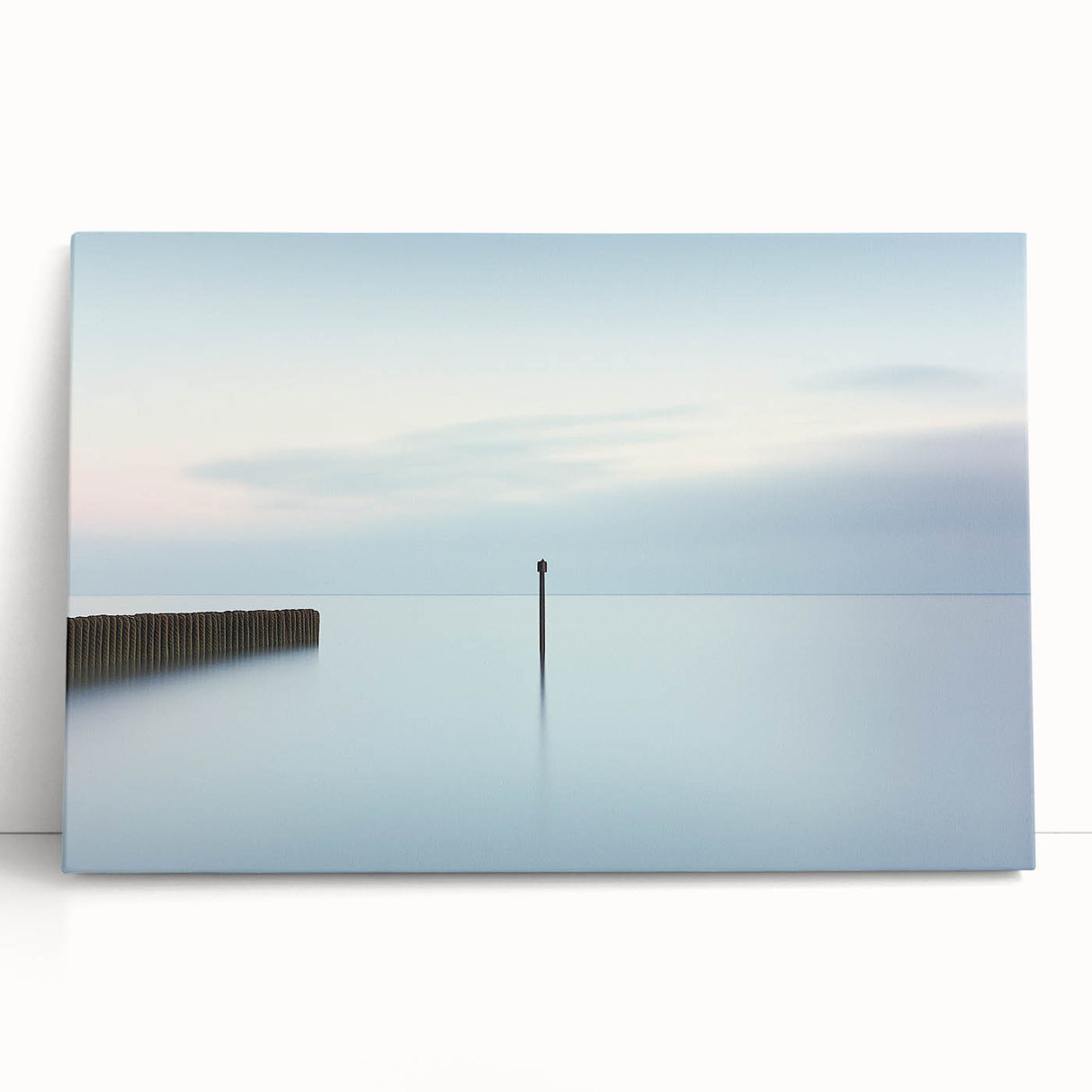Minimalist Ocean Office Wall Art – Tranquil Seascape Print