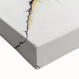 Fluid Abstract Art Collection – Gold and Turquoise Motion Flow