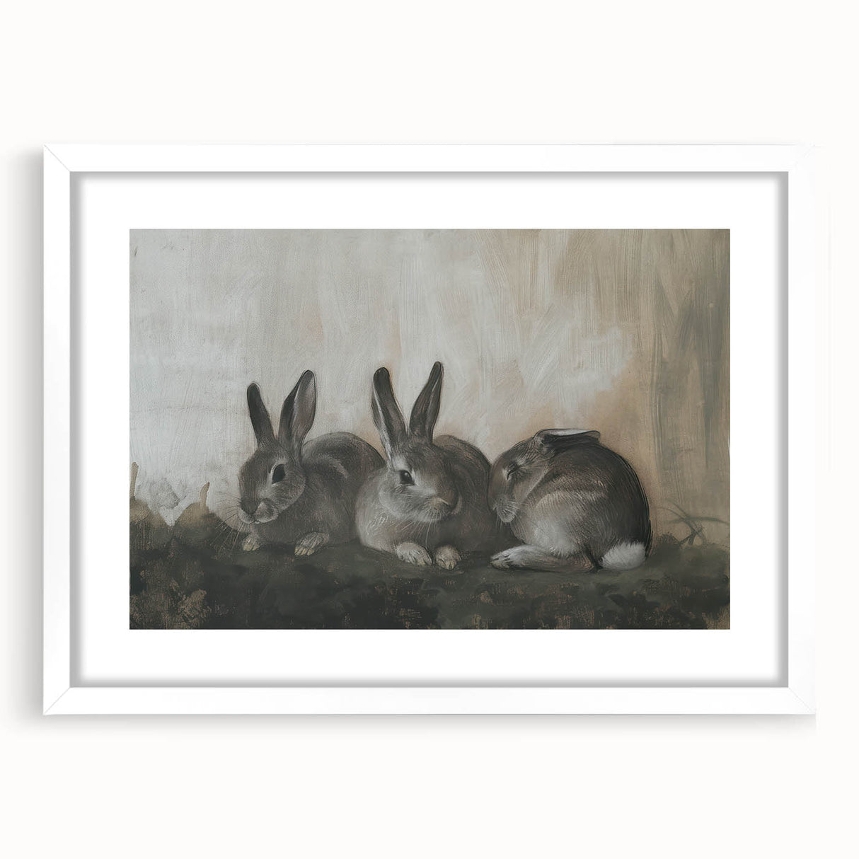 Framed wall art showcasing a vibrant animal design with a white matting, perfect for home decor, emphasizing wildlife aesthetics and artistic detail.
