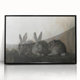 Framed acrylic artwork showcasing a vibrant animal design with a black frame, perfect for adding a modern touch to home decor. Ideal for animal lovers and art enthusiasts.