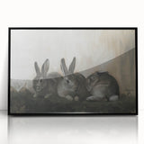 Framed acrylic artwork showcasing a vibrant animal design with a black frame, perfect for adding a modern touch to home decor. Ideal for animal lovers and art enthusiasts.
