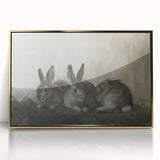 Framed acrylic artwork showcasing a vibrant gold-toned design featuring various stylized animals, set against a sleek background, ideal for modern decor.