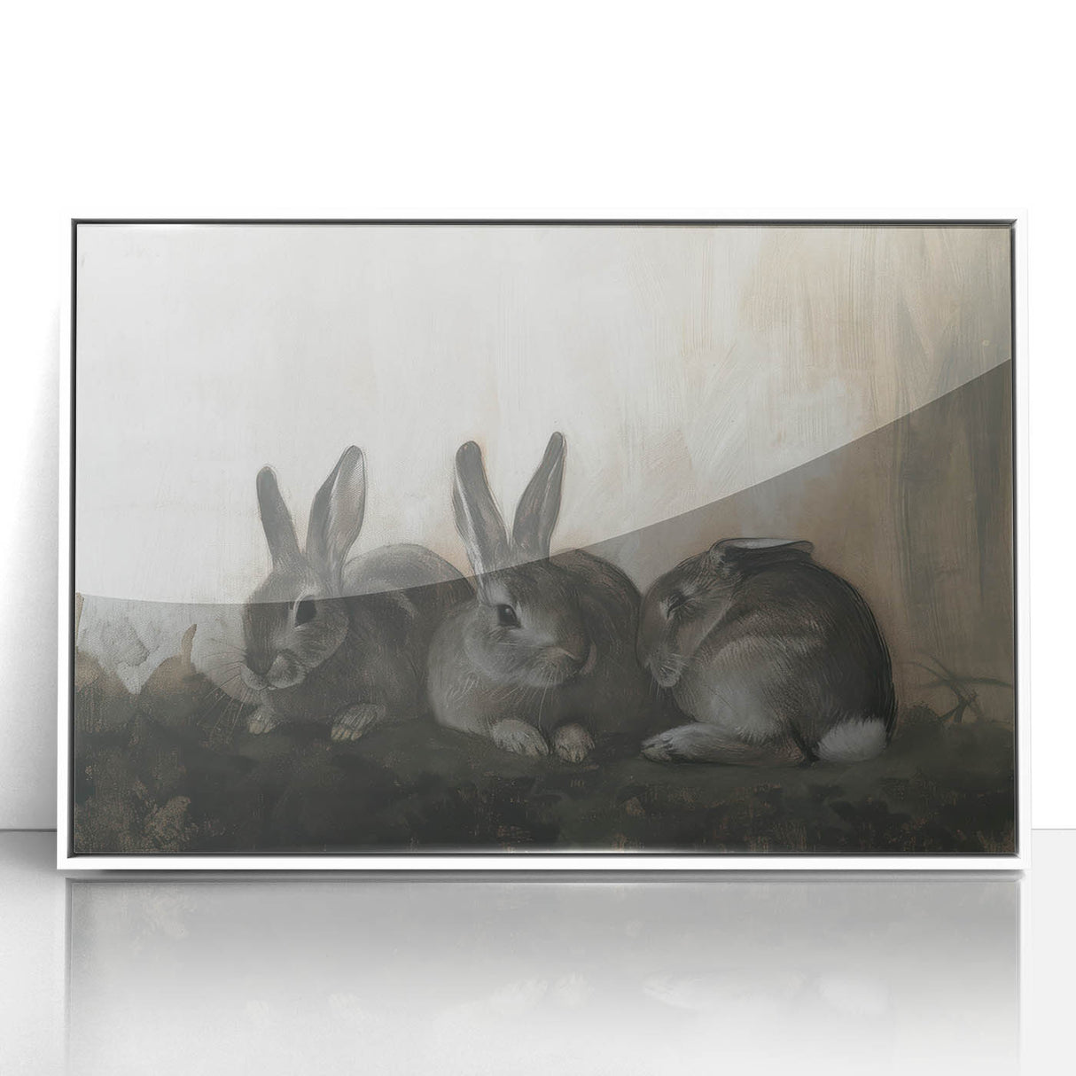Framed acrylic artwork featuring a vibrant animal design on a white background, perfect for modern home decor. Ideal for animal lovers seeking unique wall art.