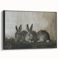 Framed canvas artwork showcasing a vibrant animal design in black, viewed from the side, perfect for modern home decor. Ideal for animal lovers and art enthusiasts.