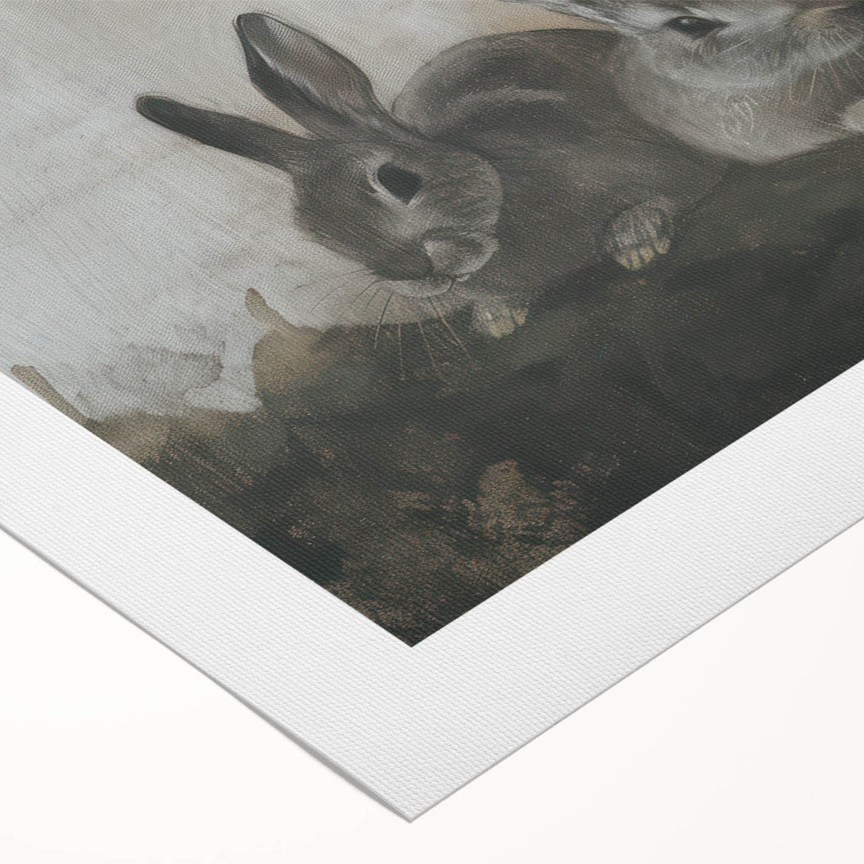 Rolled canvas artwork showcasing vibrant African animal designs with intricate details, elegantly packaged in a protective cardboard tube for easy display and transport.