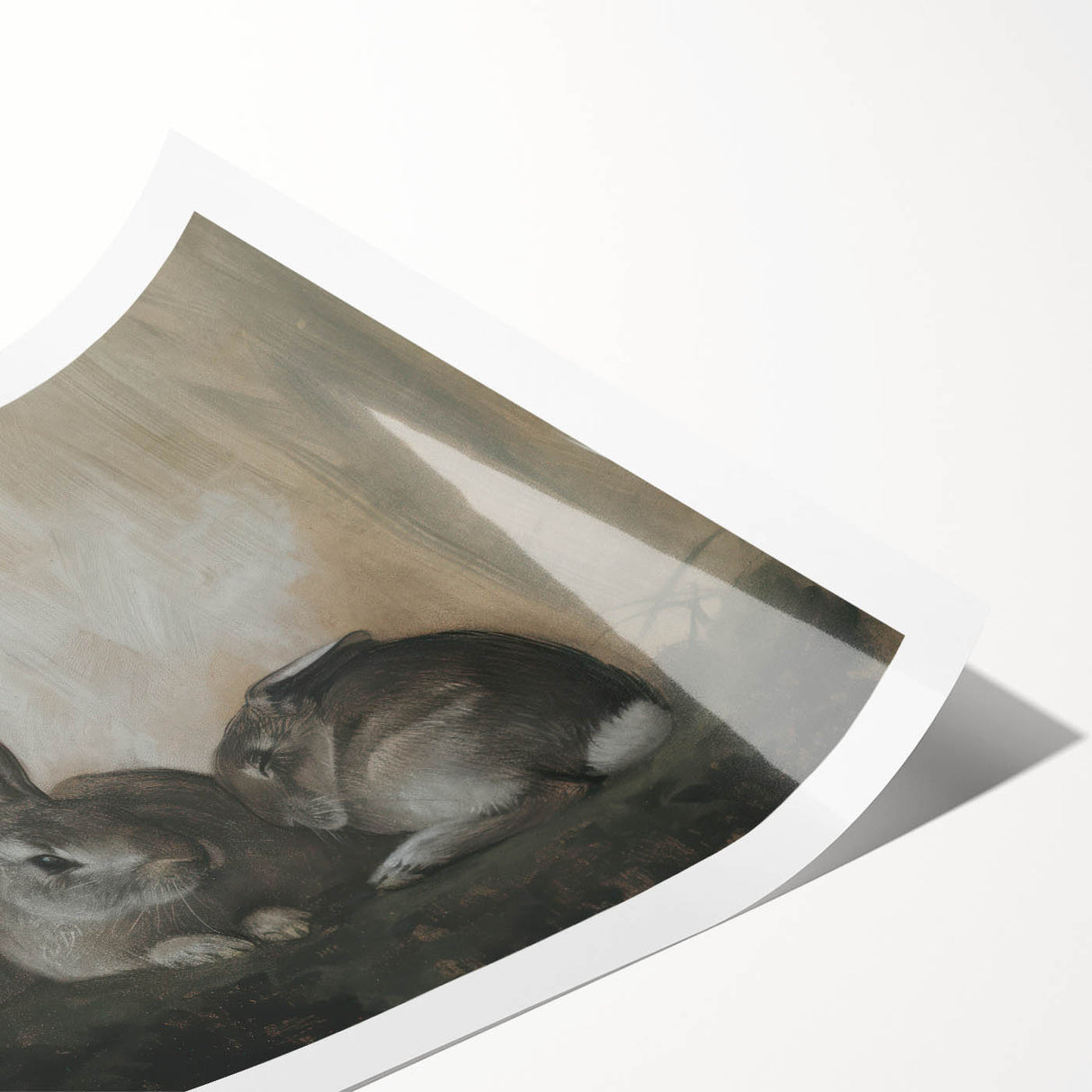 Rolled canvas print showcasing vibrant animal designs, featuring intricate patterns and rich colors, ideal for enhancing home decor. Packaged securely in a durable tube, perfect for gifting or storage.