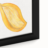 Extra large black wall art featuring a close-up of colorful, textured fruits on a framed canvas, ideal for living room decor.