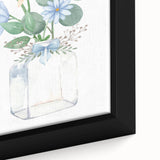 Watercolor Floral Vase Print - Girls Bedroom Art