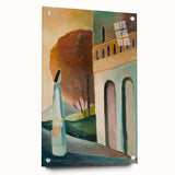 Modern Wall Art - Serene Palace Gate Scene - Contemporary Art Print