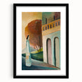 Modern Wall Art - Serene Palace Gate Scene - Contemporary Art Print