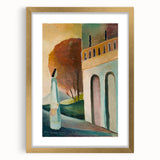 Modern Wall Art - Serene Palace Gate Scene - Contemporary Art Print