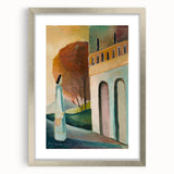 Modern Wall Art - Serene Palace Gate Scene - Contemporary Art Print