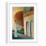Modern Wall Art - Serene Palace Gate Scene - Contemporary Art Print